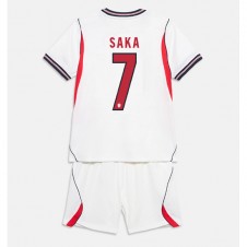 England Bukayo Saka #7 Hjemmedraktsett Barn VM 2026 Kortermet (+ korte bukser)